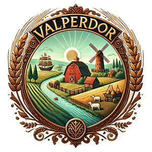 Logo du jeu Valperdor, univers médiéval-fantastique en ligne